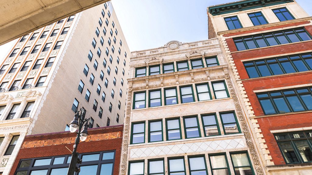 Ground view at 1525 Broadway, Michigan